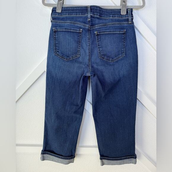 NYDJ Marilyn Straight Crop Jeans With Cuff Size 2 - Picture 3 of 9